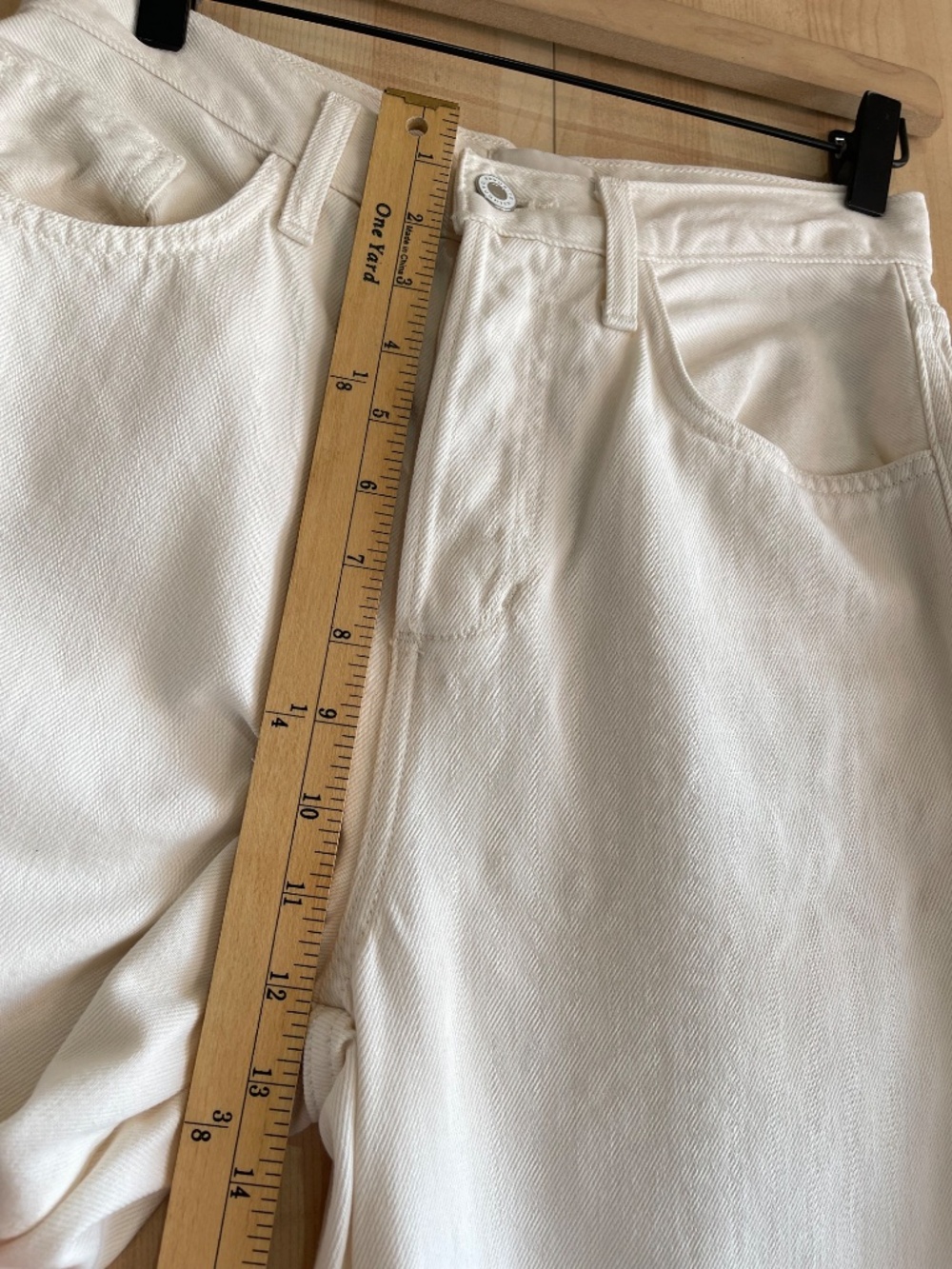 Favorite Daughter The Marsha Gardenia  White Wide-Leg Jeans - Picture 10 of 14